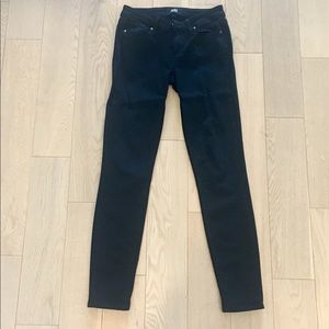 Paige Verdugo Ultra Skinny Black Jeans Size 26